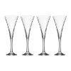 Flûte à champagne Helena 25 cl, lot de 4, Transparent