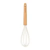 Fouet à ballon Nordwik 30 cm en hêtre, Crème
