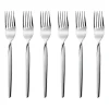 Fourchette à gâteau Twist Lot de 6, Acier inoxydable