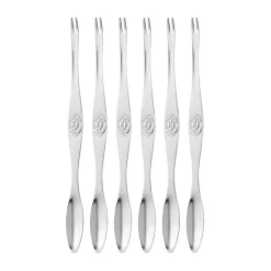 Fourchettes pour fruits de mer Skai, lot de 6, Silver