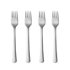 Fourchette à tarte Copenhague mat, Lot de 4
