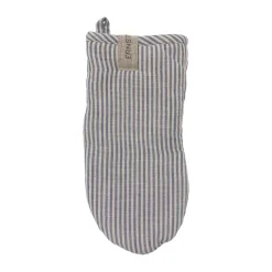 Gant de cuisine Ernst rayé, Bleu-beige