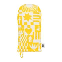 Gant de cuisine Party mumin 15x34 cm, Jaune