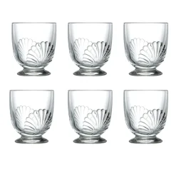 Gobelets Belle-ile 32 cl, lot de 6, Transparent