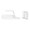 Égouttoir-organisateur d'évier SinkStyle, ensemble 3 pièces, Mineral Fresh White