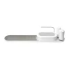 Égouttoir-organisateur d'évier SinkStyle, ensemble 4 pièces, Mineral Fresh White