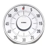 Grand minuteur magnétique Heirol, Blanc-acier inoxydable