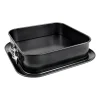 Heirol moule à charnière carré à base extra large, 24x24 cm