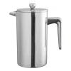 Heirol cafetière à piston en acier inoxydable, 1 L, 8 tasses