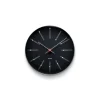 Horloge murale AJ Bankers noir, Ø 21 cm