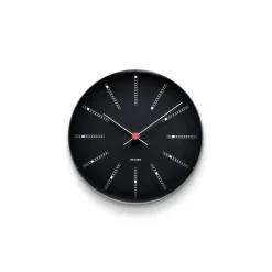 Horloge murale AJ Bankers noir, Ø 21 cm