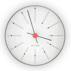 Horloge murale Arne Jacobsen Bankers, Ø 12 cm