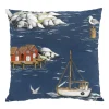 House de coussin Fiskeskär 47x47 cm, Bleu