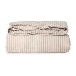 Housse de couette double Stripe Mauve, 220x220 cm