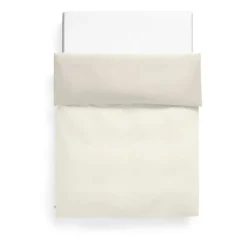 Housse de couette Duo 150x210 cm, Ivoire