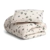 Housse de couette et taie d'oreiller Blueberry Muslin baby, 70x100 cm/40x45 cm