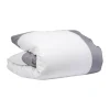 Housse de couette Sobrio, Gris, 220x220 cm