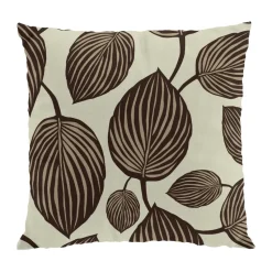 Housse de coussin Lyckans Blad 45x45 cm, Marron