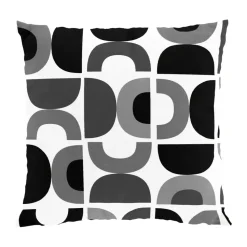 Housse de coussin Spiraldans 47x47 cm, Gris