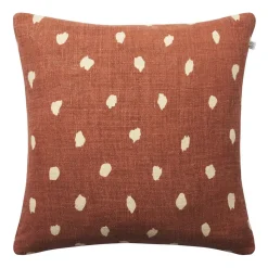 Housse de coussin Yash reverse 50x50 cm, Base terre cuite