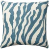 Housse de coussin Zèbre 50 x 50 cm, Bleu ciel