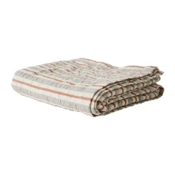 Housse de lit Malva 180x260 cm, Gris-rouge rouille