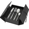 Hune couverts 16 pcs, Brushed satin hammered