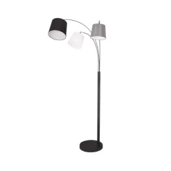 Lampadaire Foggy, sand black, 3 branches