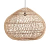 Lampe à suspension Karen rotin, Ø51 cm
