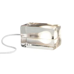 Lampe Block, câble blanc