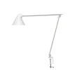 Lampe de bureau NJP, Blanc, clips, 2700k