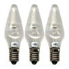Lampe de rechange E10 universal-LED intérieur lot de 3, 2100K non dimmable