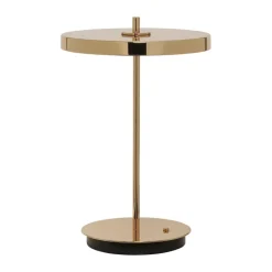 Lampe de table Asteria Move, Polished brass