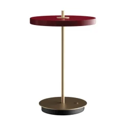 Lampe de table Asteria Move, Ruby red