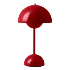 Lampe de table Flowerpot portable VP9, Vermilion red