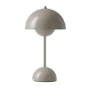 Lampe de table Flowerpot portable VP9, Grey beige