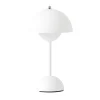 Lampe de table Flowerpot portable VP9, Matt white