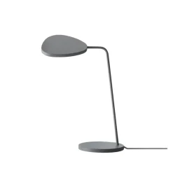 Lampe de table Leaf blanche, gris