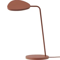 Lampe de table Leaf blanche, Copper brown