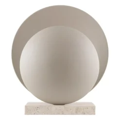 Lampe de table Orbit, Beige-travertin