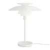 Lampe de table PH 80, Verre opalin blanc, blanc