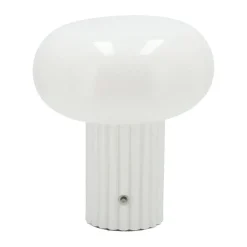 Lampe de table portable Haven 22 cm, Blanc