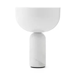 Lampe de table portable Kizu, White marble