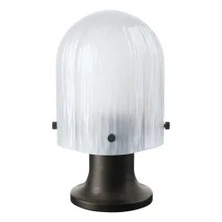 Lampe de table Seine Portable Lamp, Antique brass-white