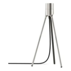Lampe de table Tripod, Acier brossé