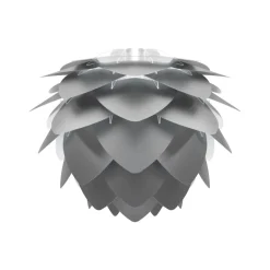 Lampe Silvia gris, Ø32 cm