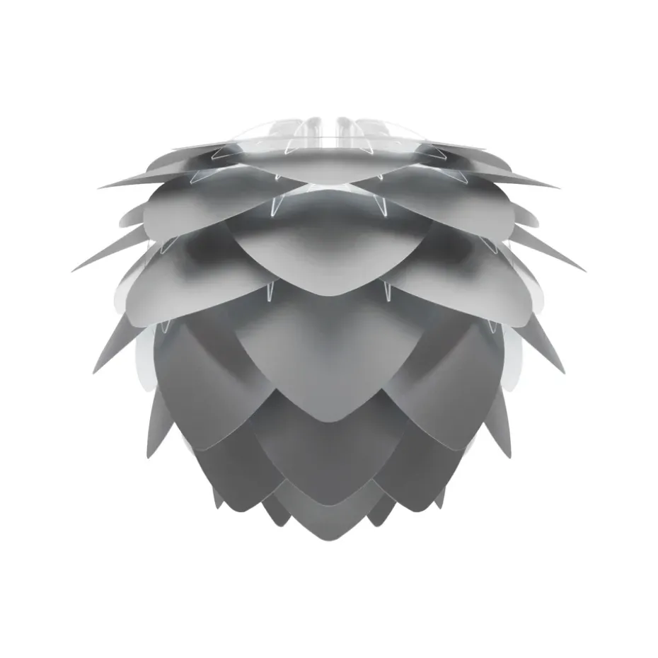 Lampe Silvia gris, Ø32 cm