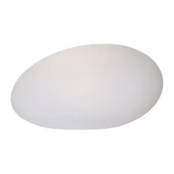 Lampe solaire Globy 32 cm, Blanc