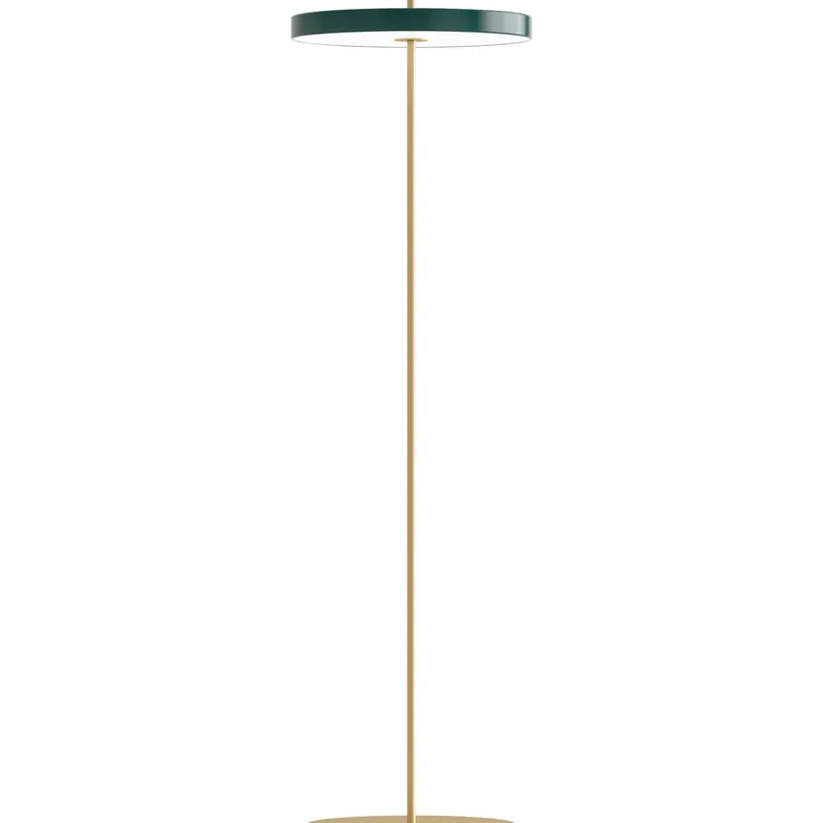 Lampe sur pied Asteria, Forest green