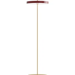 Lampe sur pied Asteria, Ruby red